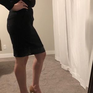 Body By Victoria | black Tuxedo skirt size 4